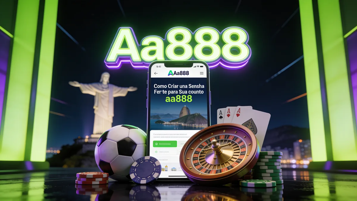 Como Criar uma Senha Forte para Sua Conta aa888 para jogadores no Brasil